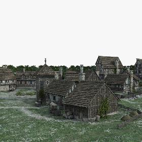 Medieval Village 12 model